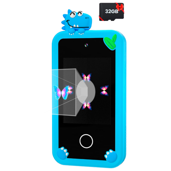 Jucărie interactivă Cute Pet Smart Phone PI Plus Dinosaur Blue Pentru copii, 3+ photo 3