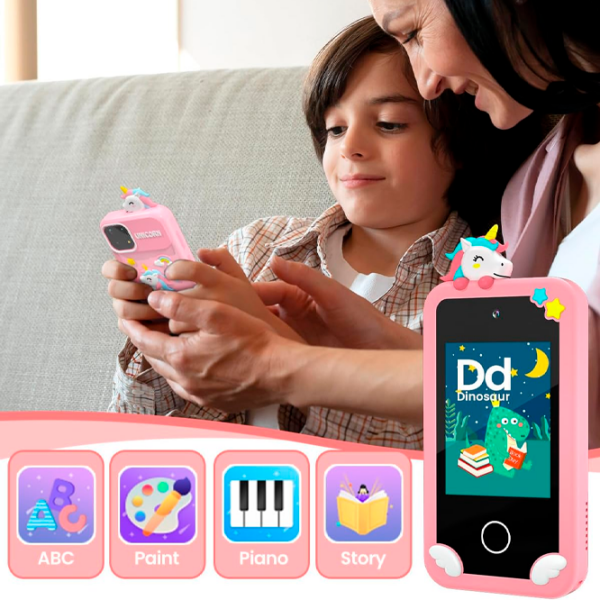 Jucărie interactivă Cute Pet Smart Phone PI Plus Unicorn Pink Pentru copii, 3+ photo 7