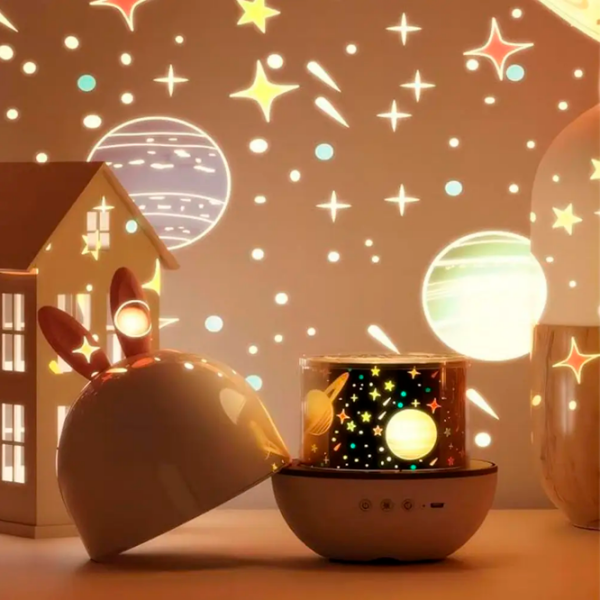Proiector de stele Night Light Cute 21in1 White Pentru copii, 1+ photo 3
