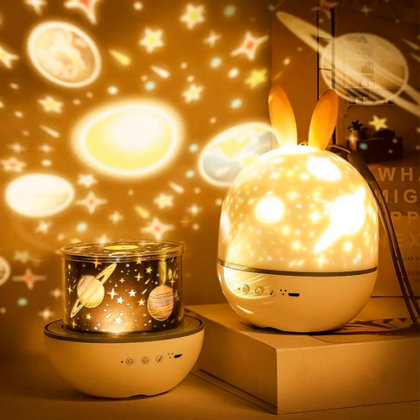 Proiector de stele Night Light Cute 21in1 White Pentru copii, 1+ photo 5