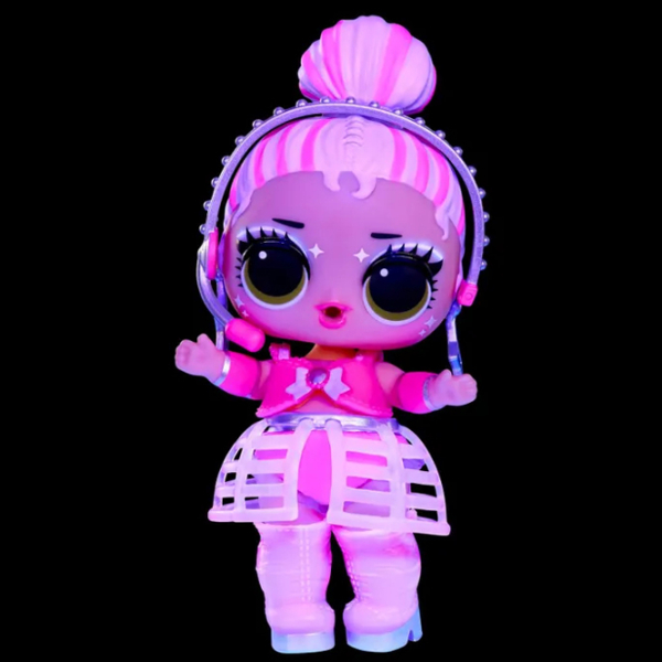 Păpușă L.O.L Surprise! Neon Pop Stars poopsie 120674 3+ photo 3