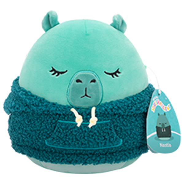 Мягкая игрушка Squishmallows Hoodie Nastia 06710 Аквамариновый 3+ photo 6