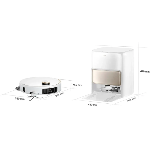 Aspirator Robot Mova V50 Ultra Complete White Umedă, 75 W, 60 dB photo 10