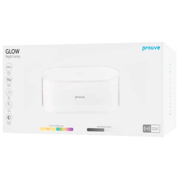 Lampă de noapte Proove Glow White Acumulator photo 4
