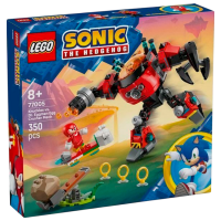 Constructor LEGO Knuckles vs. Dr. Eggman Egg Crusher Mech Blue Numărul de piese 350, 8+