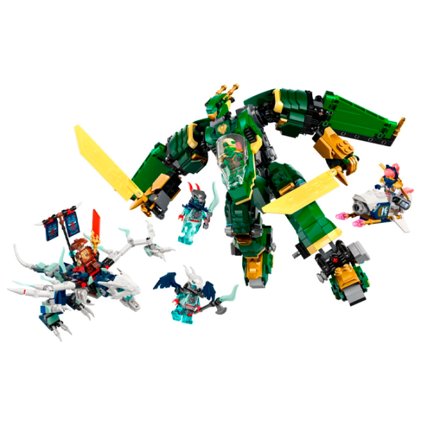 Constructor LEGO Lloyd's Jet Mech Green Numărul de piese 1112, 9+ photo 2
