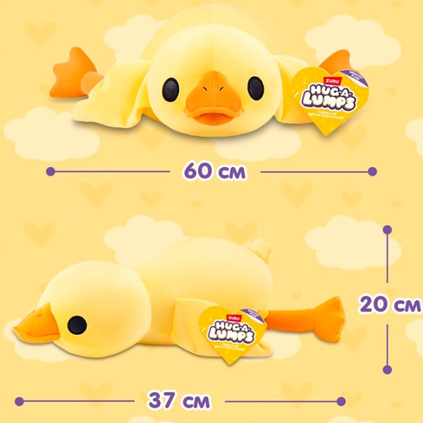 Мягкая игрушка Zuru Hug A Lumps Duck 14901G Желтый 3+ photo 4