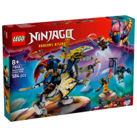 Constructor LEGO Rogue's Mech Dragon Rider Multicolor Numărul de piese 584, 8+