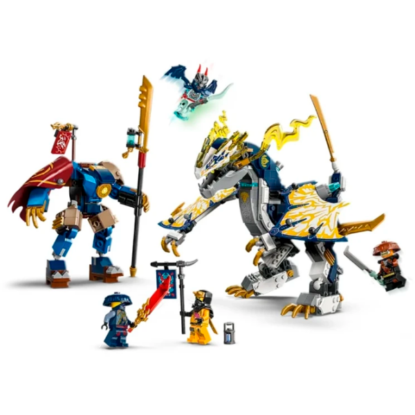 Constructor LEGO Rogue's Mech Dragon Rider Multicolor Numărul de piese 584, 8+ photo 5