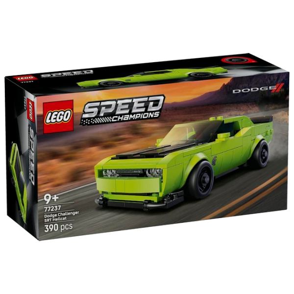 Constructor LEGO Dodge Challenger SRT Hellcat Green Numărul de piese 390, 9+ photo 1