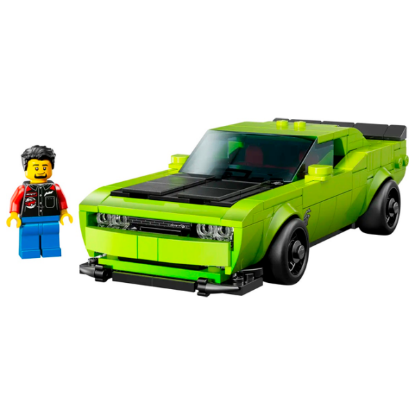 Constructor LEGO Dodge Challenger SRT Hellcat Green Numărul de piese 390, 9+ photo 3