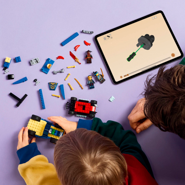 Constructor LEGO Rogue vs. Drix Race Car Duel Multicolor Numărul de piese 111, 4+ photo 5