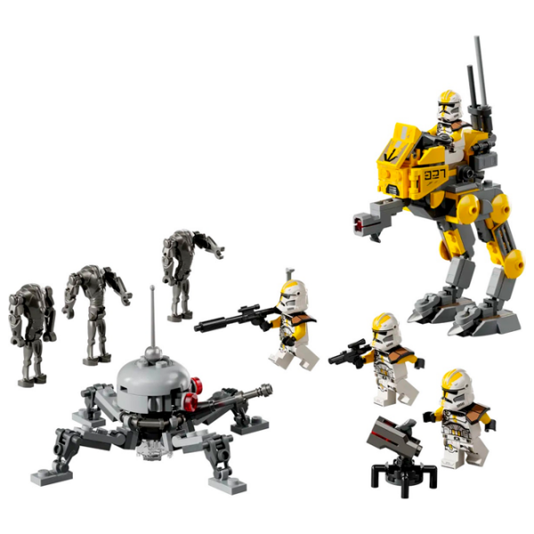 Constructor LEGO 327th Star Corps Clone Troopers Battle Pack Gray Numărul de piese 258, 7+ photo 3