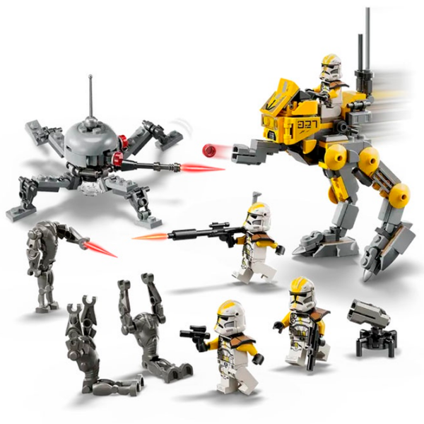 Constructor LEGO 327th Star Corps Clone Troopers Battle Pack Gray Numărul de piese 258, 7+ photo 4