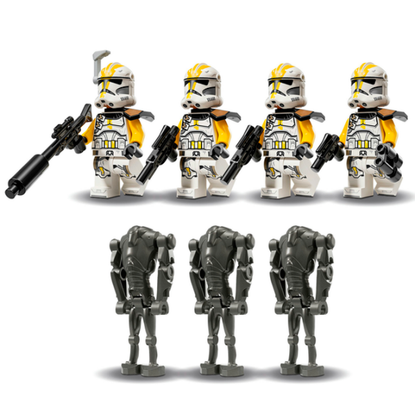 Constructor LEGO 327th Star Corps Clone Troopers Battle Pack Gray Numărul de piese 258, 7+ photo 6