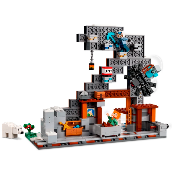 Constructor LEGO The Pickaxe Mine Gray Numărul de piese 530, 8+ photo 2