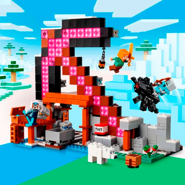 Constructor LEGO The Pickaxe Mine Gray Numărul de piese 530, 8+ photo 4