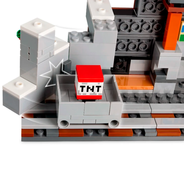 Constructor LEGO The Pickaxe Mine Gray Numărul de piese 530, 8+ photo 6