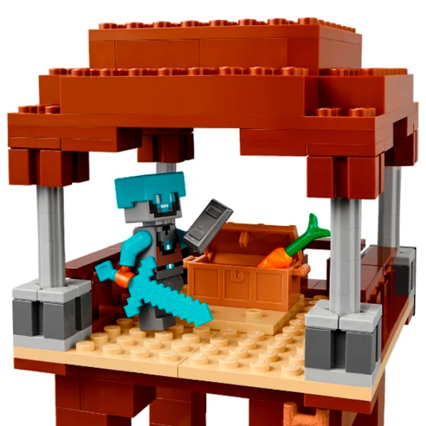 Constructor LEGO The Pillager Outpost & Ravager Brown Numărul de piese 665, 9+ photo 4