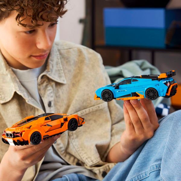 Constructor LEGO Lamborghini Revuelto & Lamborghini Huracán STO Multicolor Numărul de piese 607, 10+ photo 5