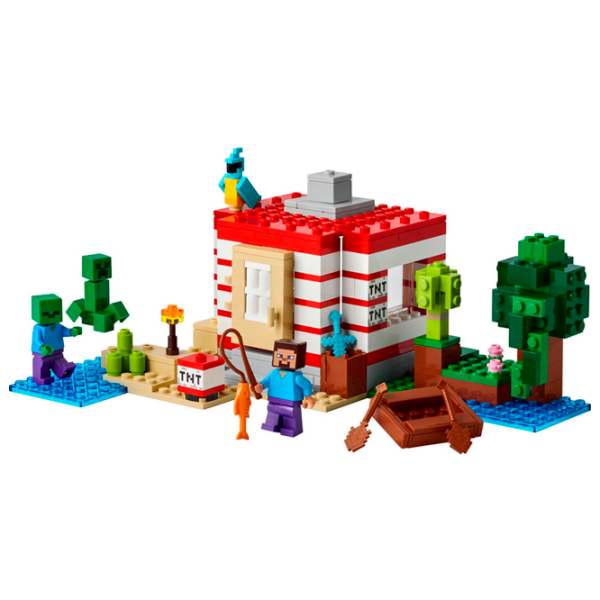 Constructor LEGO The TNT Jungle House Red Numărul de piese 287, 8+ photo 3