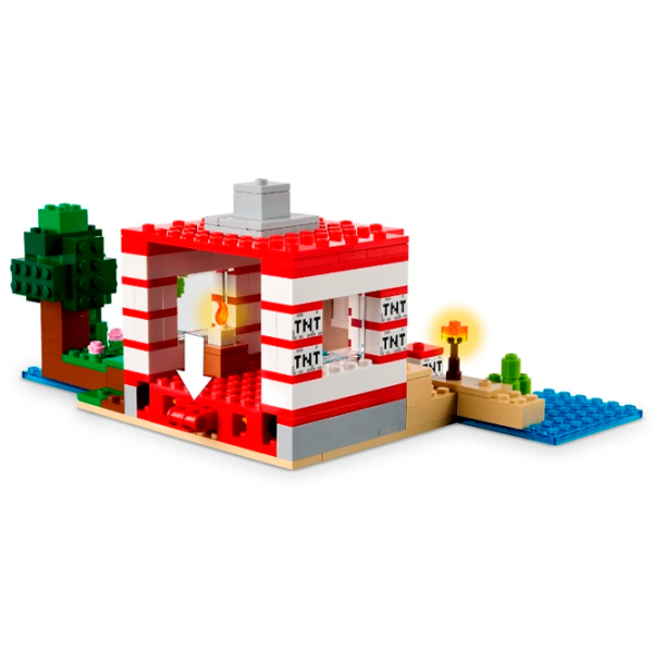 Constructor LEGO The TNT Jungle House Red Numărul de piese 287, 8+ photo 4