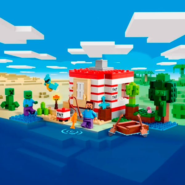 Constructor LEGO The TNT Jungle House Red Numărul de piese 287, 8+ photo 6
