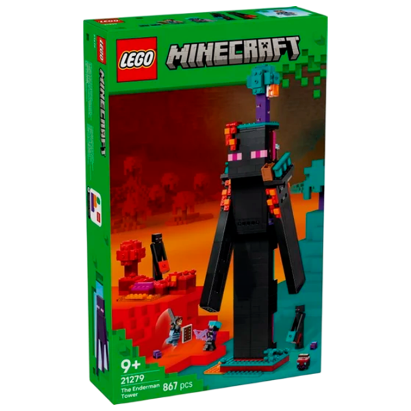 Constructor LEGO The Enderman Tower Black Numărul de piese 867, 9+ photo 1
