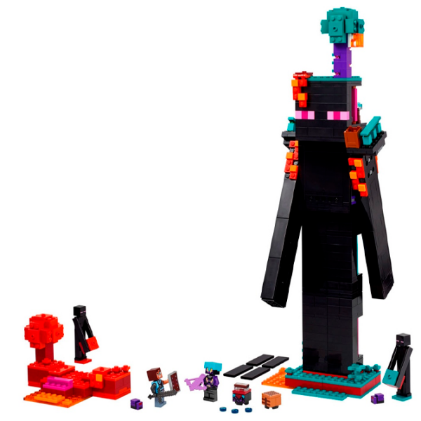 Constructor LEGO The Enderman Tower Black Numărul de piese 867, 9+ photo 2