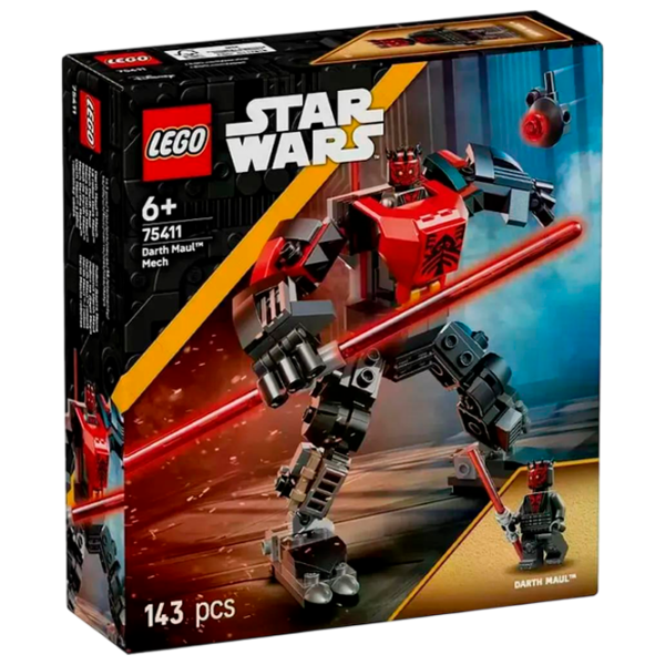 Constructor LEGO Darth Maul Mech Gray Numărul de piese 143, 6+ photo 1