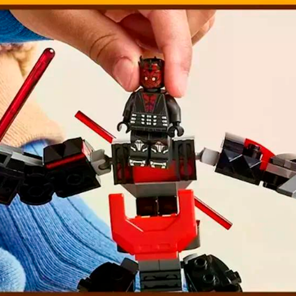 Constructor LEGO Darth Maul Mech Gray Numărul de piese 143, 6+ photo 7