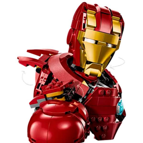 Constructor LEGO Iron Man MK4 Red Numărul de piese 436, 18+ photo 3