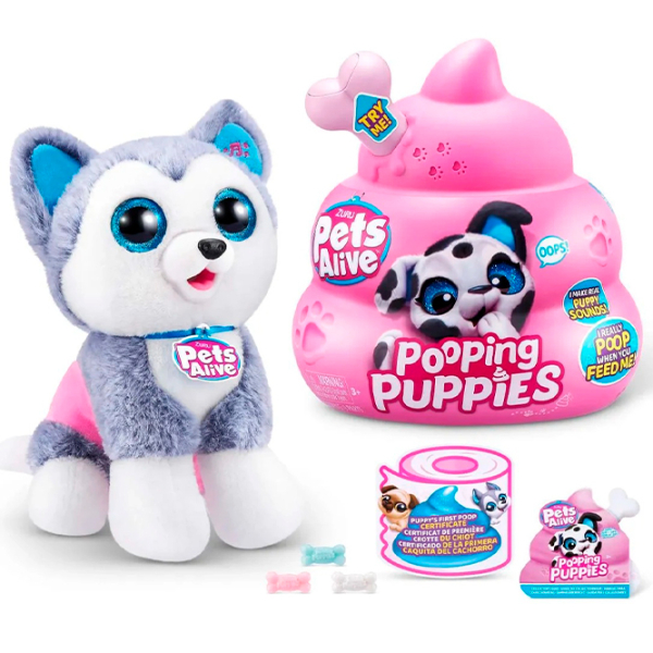 Мягкая игрушка Zuru Pooping Puppies 9542 Разноцветный 3+ photo 4