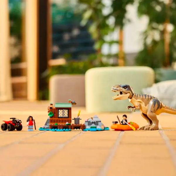 Constructor LEGO T. rex River Escape Gray Numărul de piese 199, 5+ photo 3