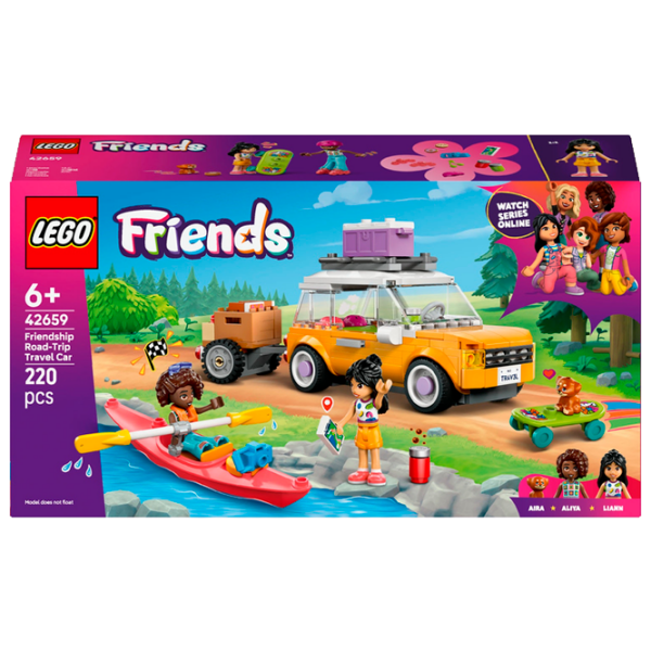 Constructor LEGO Friendship Road-Trip Travel Car Multicolor Numărul de piese 220, 6+ photo 1