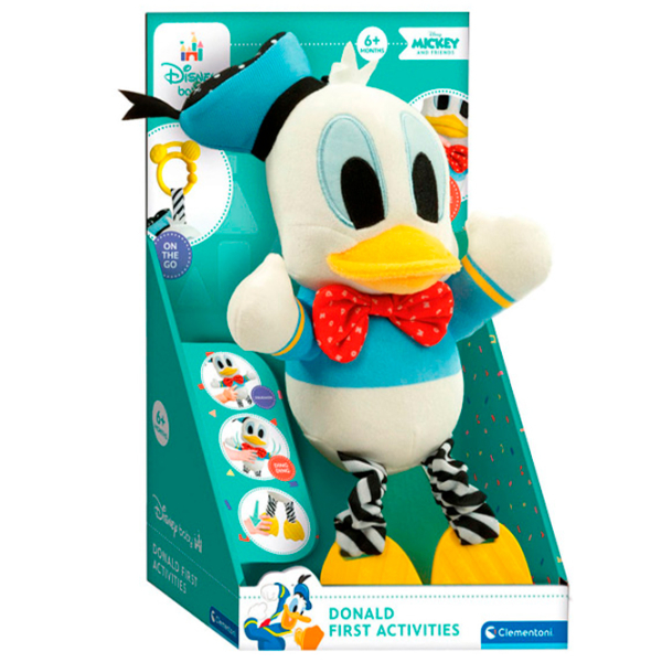 Jucărie moale Clementoni Mickey Mouse & Friends Donald Duck 17921 White 0.6+ photo 5