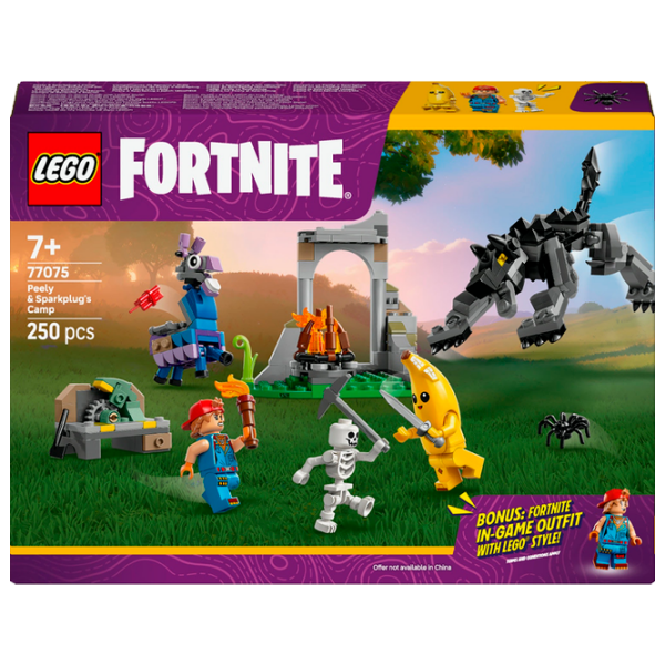 Constructor LEGO Peely & Sparkplug's Camp Multicolor Numărul de piese 250, 7+ photo 1