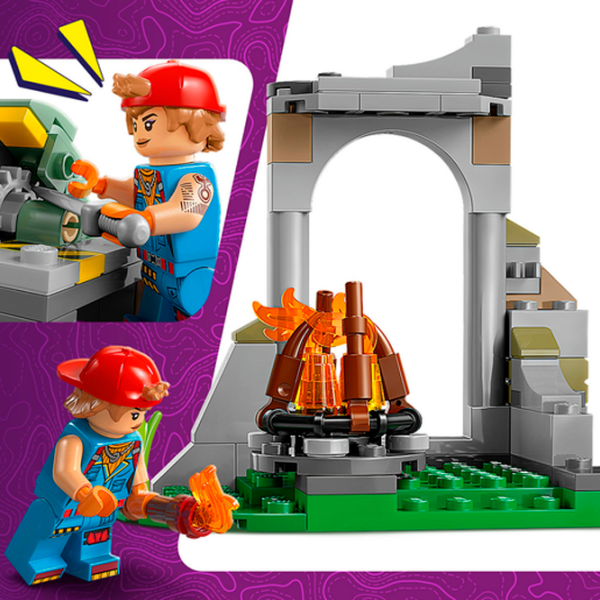 Constructor LEGO Peely & Sparkplug's Camp Multicolor Numărul de piese 250, 7+ photo 4