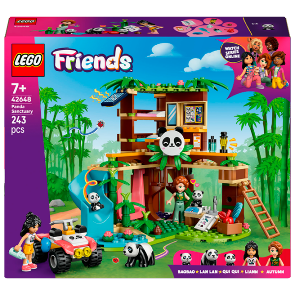 Constructor LEGO Panda Sanctuary Brown Numărul de piese 243, 7+ photo 1