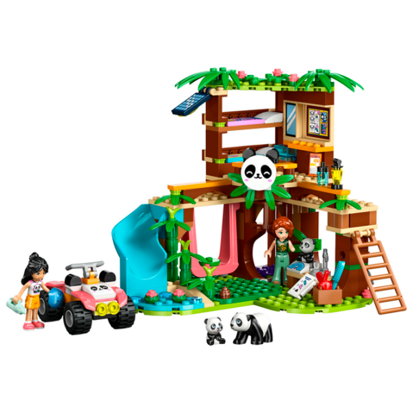 Constructor LEGO Panda Sanctuary Brown Numărul de piese 243, 7+ photo 3