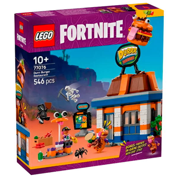 Constructor LEGO Durrr Burger Restaurant Multicolor Numărul de piese 546, 10+ photo 2