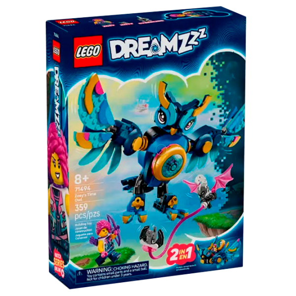 Constructor LEGO Zoey's Time Owl Blue Numărul de piese 359, 8+ photo 1