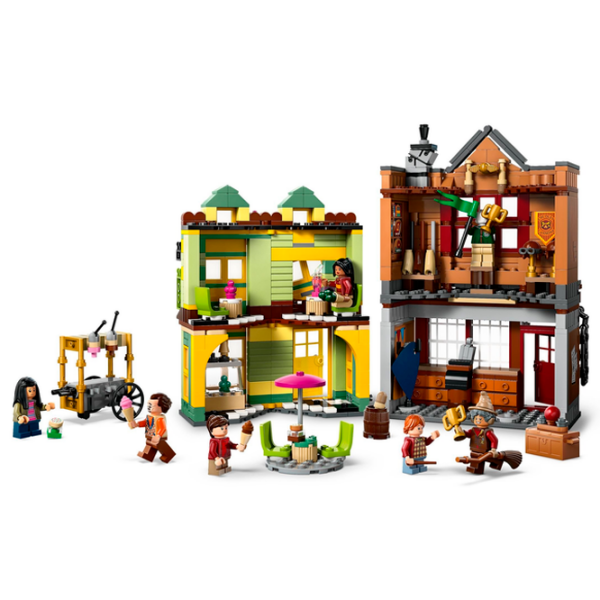 Constructor LEGO Quality Quidditch Supplies & Ice Cream Parlour Multicolor Numărul de piese 795, 8+ photo 2