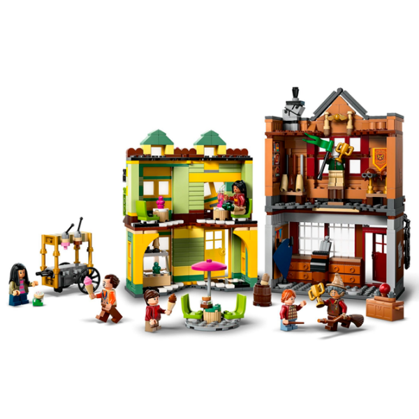 Constructor LEGO Quality Quidditch Supplies & Ice Cream Parlour Multicolor Numărul de piese 795, 8+ photo 4