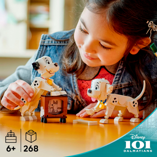 Constructor LEGO Lacky & Penny 101 Dalmatians Puppies White Numărul de piese 268, 6+ photo 3