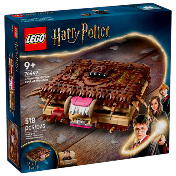 Constructor LEGO Champing Monster Book of Monsters Brown Numărul de piese 518, 9+ photo 1