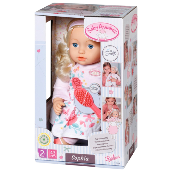 Păpușă Baby Annabell Sophia bebeluș 709948 2+ photo 2
