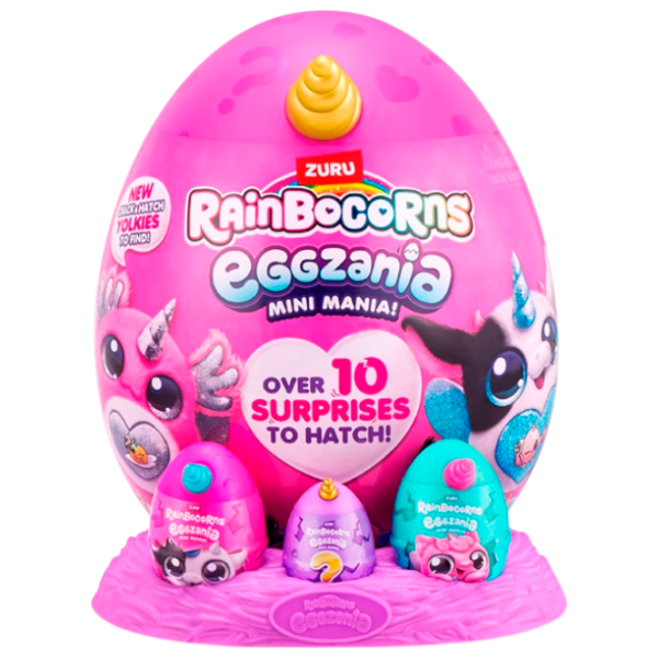 Мягкая игрушка Zuru Rainbocorns Eggzania 9296 Разноцветный 3+ photo 1