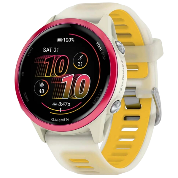 Ceas inteligent Garmin Forerunner 570 Bone  1.2" | 42 mm | Aluminiu/Silicon
| 010-02970-02 photo 1