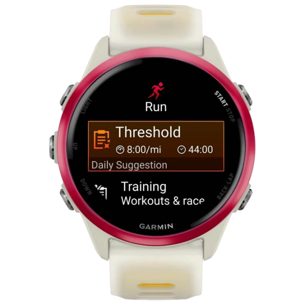 Ceas inteligent Garmin Forerunner 570 Bone  1.2" | 42 mm | Aluminiu/Silicon
| 010-02970-02 photo 2